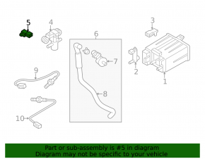 MAP sensor Infiniti QX70 14-17 3.7
