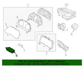 Кнопка P Parking Hyundai Sonata 20-23