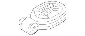Подушка двигателя задняя Nissan Juke 11-17 FWD