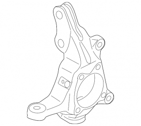 Цапфа передняя правая Subaru Forester 25-26 2.5