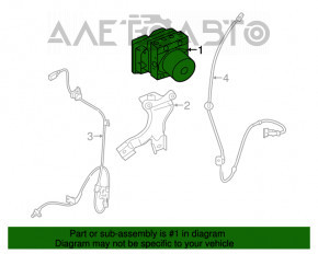ABS АБС Kia Soul 14-19 без isg