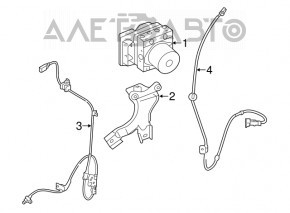 ABS АБС Kia Soul 14-19 без isg