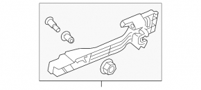 Механизм ручки двери задней правой Honda CRV 17-22