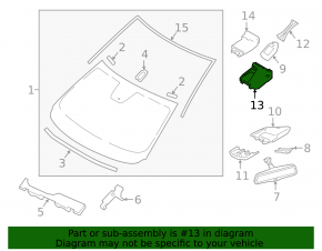 Camera Recognition Lane Change Assist Mazda CX-9 16-18