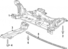 Подрамник передний Honda CRV 23-26