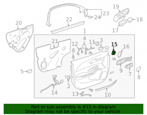 Кнопка блокировки двери передняя правая Chevrolet Malibu 13-16