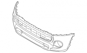 Бампер передний голый Mini Cooper F56 3d 14-21 S