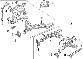Четверть передняя левая Hyundai Santa Fe 24-26 HEV