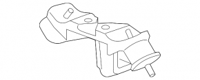 Подушка кпп задняя Cadillac CTS 14-15 3.6T АWD