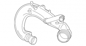 Воздуховод Ford Escape MK3 17-19 1.5Т на турбину
