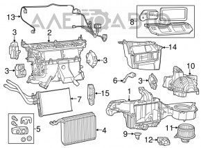 Мотор вентилятор печки Dodge Challenger 14-23 тип 2