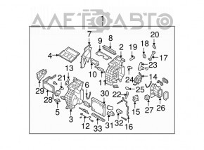 Клапан печки кондиционера Subaru b9 Tribeca