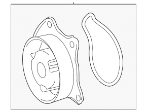 Помпа водяная Toyota Corolla 14-19