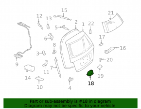 Замок двери багажника Mercedes X164 GL W164 ML