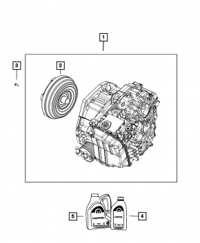 АКПП в сборе Fiat 500L 15- DF4 AS60T 6-ступ с блоком, 51к