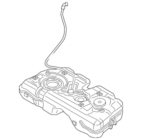 Топливный бак BMW X1 F48 16-22 B46