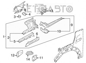 Четверть передняя левая BMW X2 F39 18-23