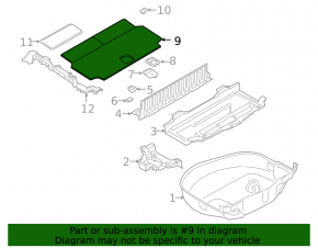 Пол багажника BMW X7 G07 19-22 Anthrazit