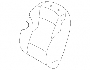 Пассажирское сидение Hyundai Sonata 11-11 с airbag, механич, комбин черн