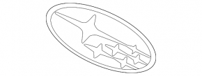 Эмблема переднего бампера Subaru BRZ 13-20