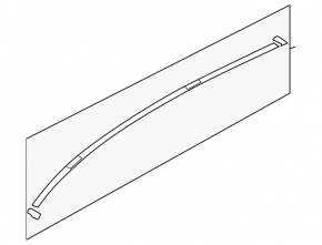 Накладка крыши правая Subaru Impreza 5d 17-23