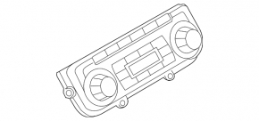 Управление климат-контролем VW Tiguan 09-15 manual