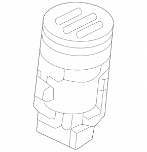 Кнопка Start-Stop Audi A3 22-26 черная