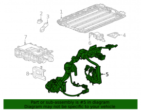 Високовольтний кабель на батарею Chevrolet Equinox EV 24-26