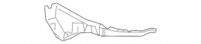 Накладка замка капота Lexus RX350 RX450h 10-15