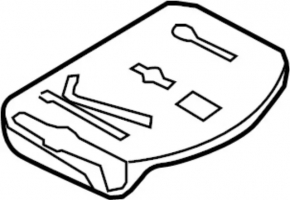 Пенопласт под инструмент Infiniti G25 G35 G37 4d 06-15