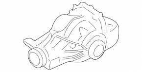 Задній диференціал редуктор BMW X3 F25 11-17 2.0T, 3.0T