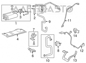 Лямбда-зонд первый Toyota Highlander 14-19 2.7