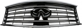 Грати радіатора grill Infiniti JX35 QX60 13-15 дорест, з емблемою