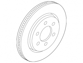 Диск гальмівний передній Ford F-150 15-20 350/34мм