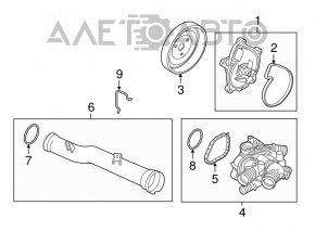 Помпа водяная Mini Cooper Countryman R60 10-16