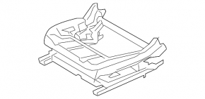 Водительское сидение BMW 7 G11 G12 16-22 с airbag, электрическое, подогрев, память, Komfort