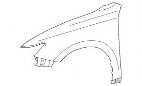 Крило переднє ліве Lexus ES300h ES350 13-18