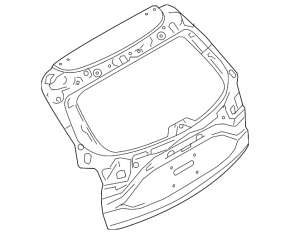 Двері багажника голі Mazda CX-50 23-26