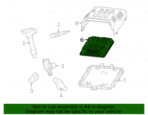 Блок ECU компьютер двигателя Chevrolet Malibu 13-14 hybrid