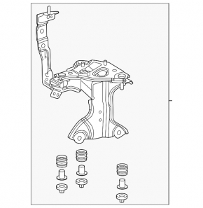 Кронштейн ABS АБС Toyota Sienna 21-26