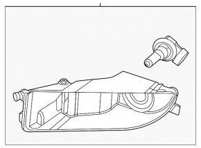 Противотуманная фара птф правая VW Beetle 12-13