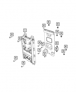 Body Control Module Chrysler Pacifica 20-20