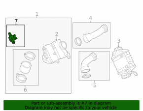 MAP Sensor BMW 5 F10 11-16