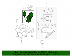 Воздухоприемник BMW 3 E90 E92 07-12