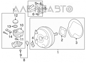 Бачок ГТЦ Subaru Impreza 17-23 GK МКПП