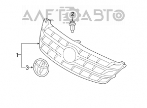 Решетка радиатора grill Toyota Avalon 05-07