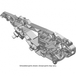 Механизм ручки двери передней правой Chevrolet Cruze 16-19