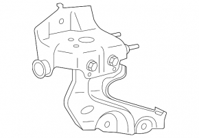 Кронштейн brake booster Toyota Camry v55 15-17 hybrid usa 1 часть