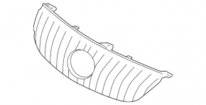 Решетка радиатора grill голая Lexus GS300 GS350 GS430 GS450h 06-07 без радара