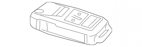 Ключ VW Jetta 11-17 USA smart/keyless